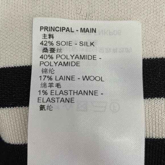 Louis Vuitton Black & White Logo Drawstring Silk-Blend Sport Pants Size L - Picture 3 of 8